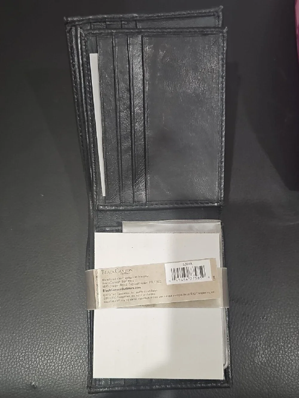 Black Leather Wallet